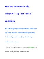 Quá khứ hoàn thành tiếp diến docx