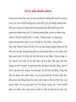 Xử lý mẫu thuẫn nhóm doc