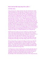 Điện từ sinh học/Hiện tượng màng tế bào ( phần 1 ) ppsx