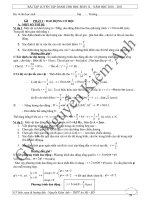 Tập bài tâp dành cho HS ( dao động cơ)