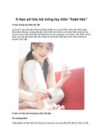 6 mẹo sở hữu bộ móng tay chân pdf