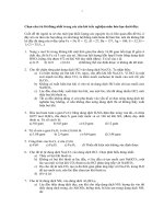 BO DE TRAC NGHIEM HOA HOC 2020