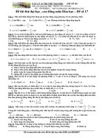 VẬT LÝ 12 THI THỬ ĐẠI HỌC (ĐỀ SỐ 10) pot