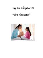 Dạy trẻ đối phó với “yêu râu xanh” doc