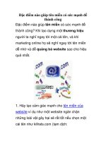 Đặc điểm nào giúp tên miền có sức mạnh để thành công pot