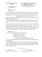 Đề thi vào lớp 10 Ha Noi (Ngữ văn)