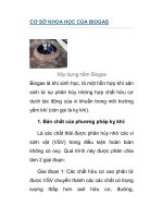 CƠ SỞ KHOA HỌC CỦA BIOGAS doc