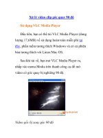 Xử lý video clip góc quay 90 độ Sử dụng VLC Media Player pot