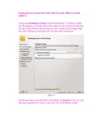 Hướng dẫn xử lý email trên TMG 2010 Firewall –Phần I:Cài đặt (phần 2) ppsx