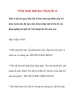 NGhệ thuật lãnh đạo: Sếp là tất cả doc