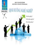 Báo cáo: Hướng nghiệp pptx