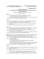 de thi vao lop 10 truong thpt chuyen su pham