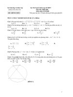 Đề Thi Tuyển Sinh Lớp 10 THPT Châu Văn Liêm