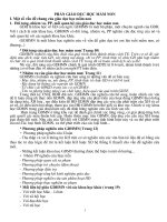 Đề cương giáo dục mầm non- ĐH mầm non