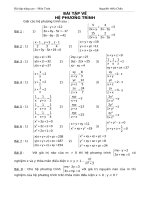Bài tập về: Hệ phương trình ppsx
