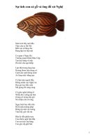 Sự tích con cá gỗ và ông đồ xứ Nghệ