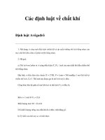 Các định luật về chất khí potx