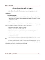 đồ án công trình biển cố định 1 thiết kế kết cấu chân đế công trình biển cố định bằng thép