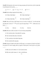 533 câu trắc nghiệm vật lý part 9 pps