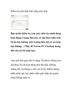 Kiểm tra toàn diện tình trạng máy tính pptx