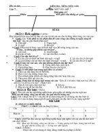 ĐỀ+ĐÁP ÁN (K.tra 1 tiết Tiếng việt )kỳ 2