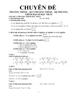 Chuyên đề LTĐH hot