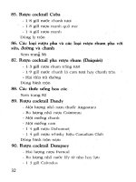 Nghệ Thuật Pha Chế 460 Loại Rượu Cooktail - Thiên Kim phần 4 ppt