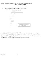 Đồ án Tốt Nghiệp Ngành Cơ Khí