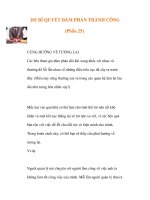 101 BÍ QUYẾT ĐÀM PHÁN THÀNH CÔNG (Phần 25) pdf