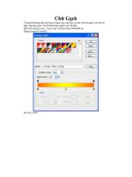 Hiệu ứng chữ photoshop :Chèn bức tường gạch vào chữ ppt