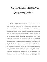 Nguyên Nhân Cái Chết Của Vua Quang Trung (Phần 2) - ppsx