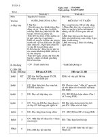 Giao án lớp ghép 3+4 tuần 5