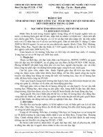 Báo cáo PCGD THCS Năm 2009