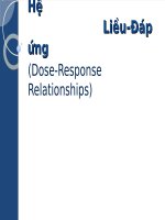 Giáo trình độc học môi trường - chương 2 - Các mối quan hệ ppsx