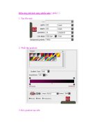 Hiệu ứng dải ánh sáng nhiều màu ( phần 1 ) ppt