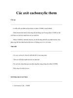 Các axit cacbonxylic thơm doc