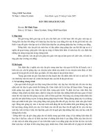 Báo cáo dự giờ