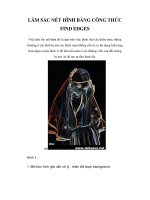 LÀM SẮC NÉT HÌNH BẰNG CÔNG THỨC FIND EDGES potx