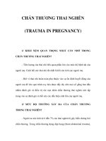 CHẤN THƯƠNG THAI NGHÉN (TRAUMA IN PREGNANCY) ppt