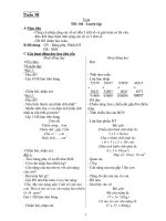 Giáo Án Toán Lớp 3 _ Tuần 30 docx