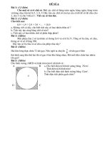 Đề 4 + ĐA KT học hè toán 6