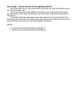 Bài 47- 48 Ánh sáng cần cho sự sống