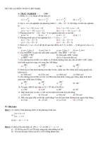 ĐỀ THI LẠI MÔN TOÁN 9 (MỚI)