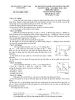 Đề chuyên Hải Dương - 2010 - 2011