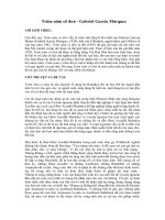 Trăm năm cô đơn - Gabriel Garcia Márquez