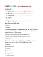 SẢN PHỤ KHOA - BỆNH ÁN SẢN KHOA 1./HÀNH CHÍNH 1. Họ tên sản ppt