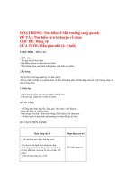 Giáo án trò chuyện lớp 5 tuổi