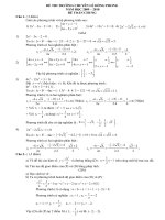 Gợi ý Giải đề thi chuyên Lê Hồng Phong