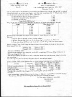 Đề thi Kế Toán quản trị số 5 potx