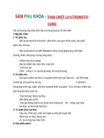 SẢN PHỤ KHOA - THAI CHẾT LƯUTRONGTỬ CUNG pptx